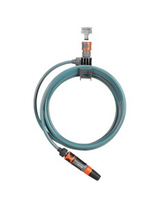 Soporte manguera jardin GARDENA grifo 18401-20 + manguera