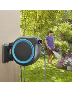 Portamanguera mural GARDENA automatico RollUp M/L 18620-20 2