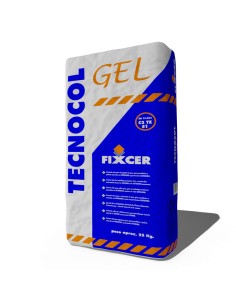 Cemento cola C2TES1 FIXCER Tecnocol Gel 25kg blanco...