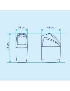 Descalcificador volumetrico INSOL Flamingo 16lt 4200058900 2