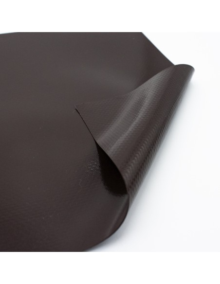 Cobertor proteccion piscinas PVC 630 mod. Marron/Marron x m2