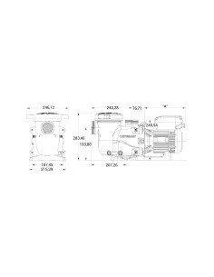 Bomba piscina HAYWARD Max Flo XL 1.00cv mf VSTD velocidad... 2