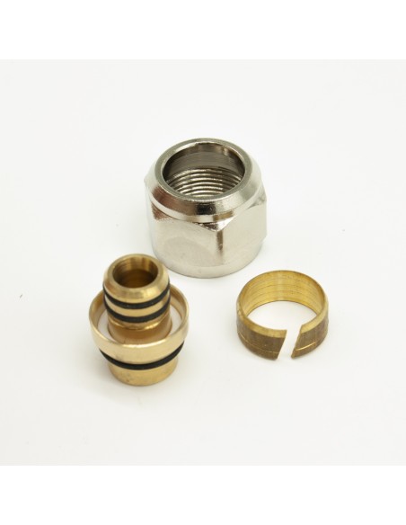 Racord valvula radiador PINTOSSI+C adaptador multicapa 18mm art.696