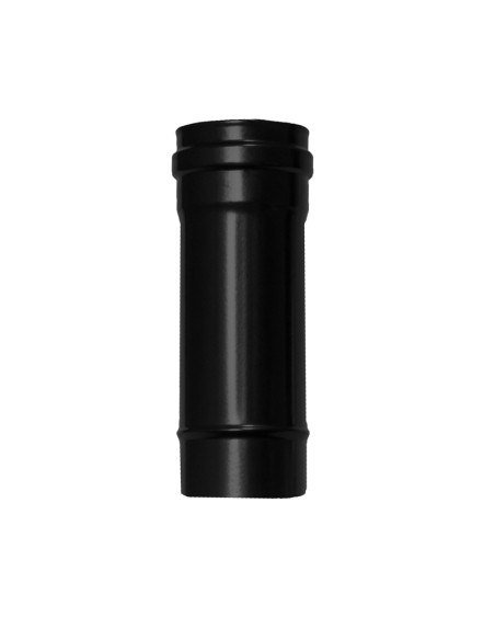 Tubo CHIM simple   80mm   250mm vitrificado negro EXOPELLET