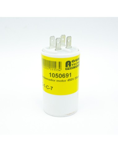 Condensador 20mf arranque motor 450V