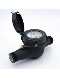 Contador agua RUEDAGUA  polimero  1"      RMM25 negro 2