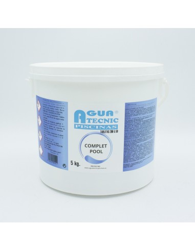 Cloro tabletas COMPLET POOL T-200gr   5kg