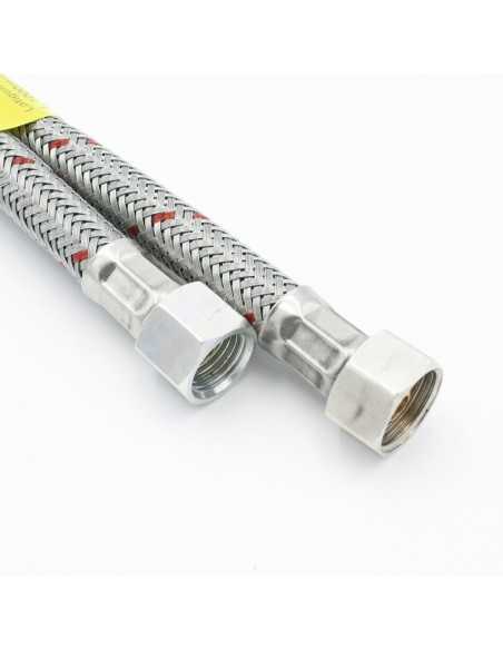 Latiguillo quemador gasoil ATP H-H 3/8"-1/4" L.1000mm D.8mm FLE05005