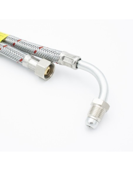 Latiguillo gasoil H-M 3/8"-1/4" acodado L.1000 RIELLO Mectro