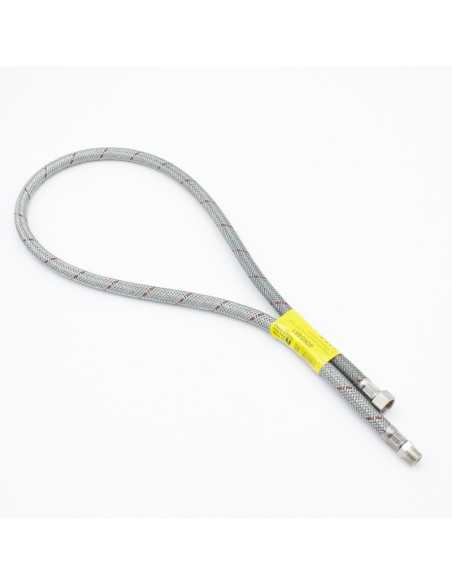 Latiguillo quemador gasoil ATP H-M 3/8"-1/4" L.1000mm D.8mm FLE05004