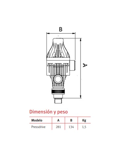 Prescontrol bomba presion ESPA Pressdrive AM 2E...