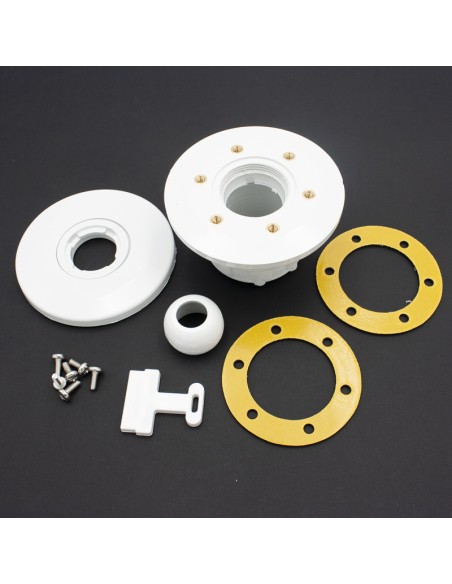 Boquilla impulsion piscina liner QP blanca ABS ext.2" int.50mm 500223