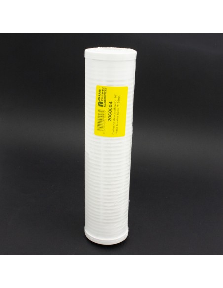 Cartucho descalcificador 10" malla lavable 80mc 212500