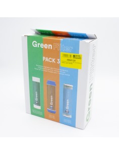 Filtros osmosis 10" IONFILTER kit 3 filtros GreenFilter...