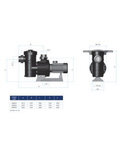 Bomba piscina ASTRAL Maxim 3.50cv tf 08003 2