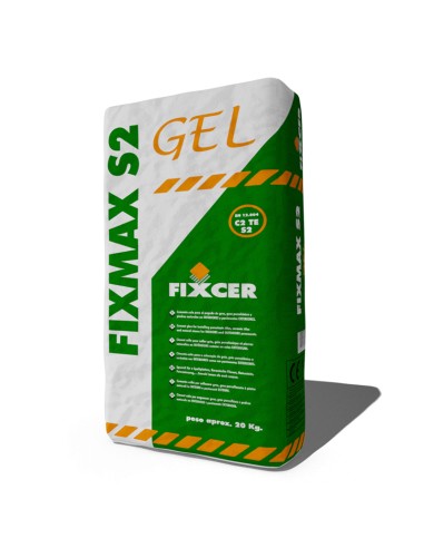 Cemento C2TES2 20kg FIXCER Fixmax S2 - Blanco