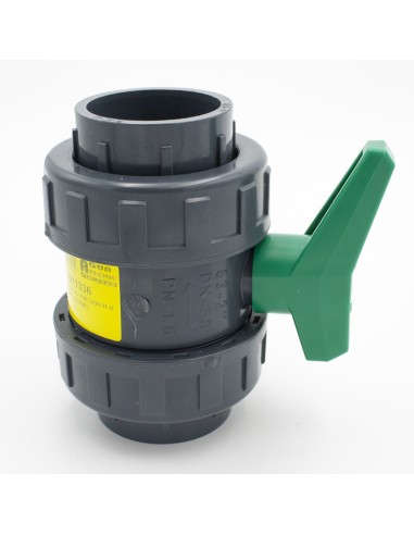 Valvula bola PVC-U H-H   63mm PN16 CH PE...
