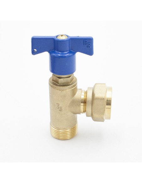 Valvula contador - salida DN15mm 3/4" para bateria mod.maneta vertical