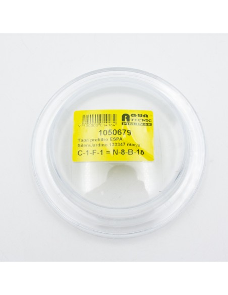 Tapa prefiltro bomba piscina ESPA Silen/Jardino 133347 nueva