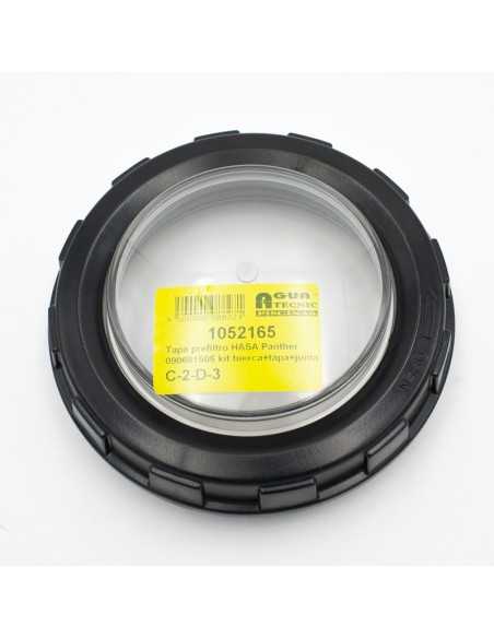 Tapa prefiltro bomba piscina HASA Panther 090681505 kit tuerca+tapa+junta
