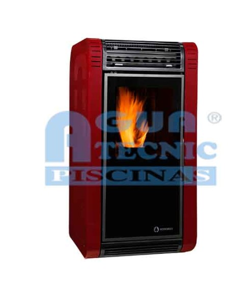 Estufa pellet ECOFOREST Moon 7 kw burdeos