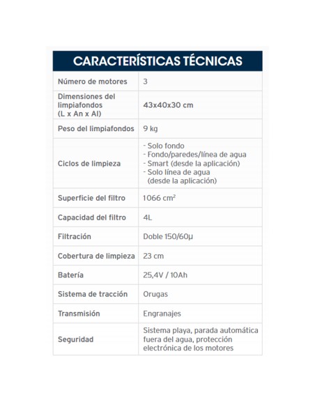 Limpiafondos electrico piscina ZODIAC Freerider RF5400iQ a bateria WR000411