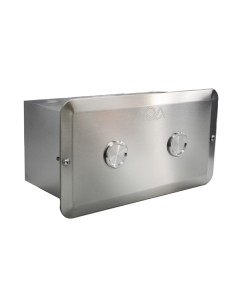Caja pulsador piscina/spa AQA 132P caja con 2 pulsadores...