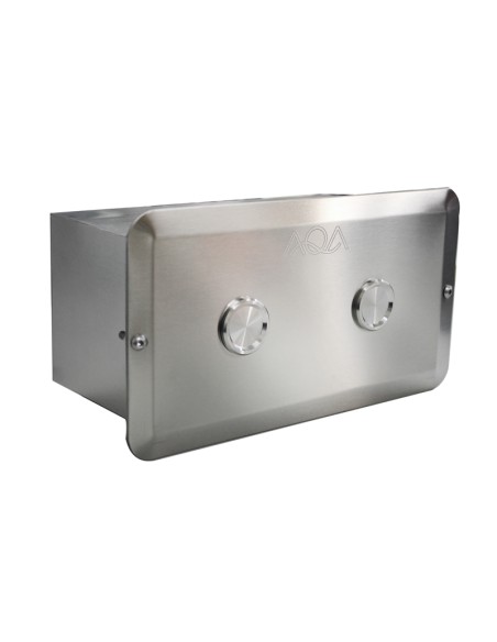 Caja pulsador AQA mod.132P caja + 2 pulsadores AISI316L