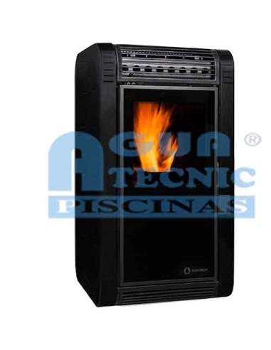 Estufa pellet ECOFOREST Moon 7 kw negro