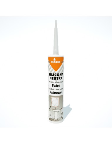 Silicona neutra FIXCER 310ml blanca