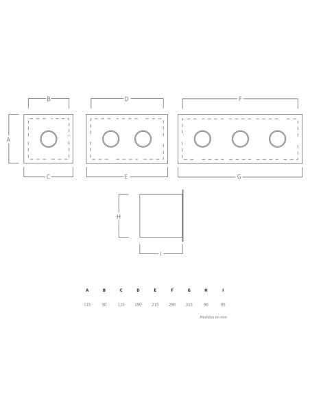 Caja pulsador piscina/spa AQA 132P caja con 1 pulsador AISI316L 132P(1)