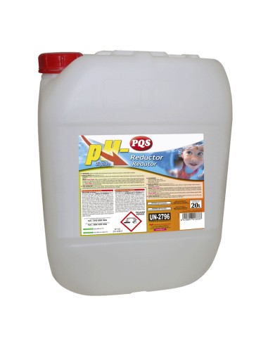 Reductor PH liquido 20lt sulfurico PQS 15% 121752                 USO DOMESTICO