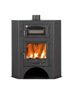 Estufa leña AJ Jaen c/horno mod. rincon 9kw