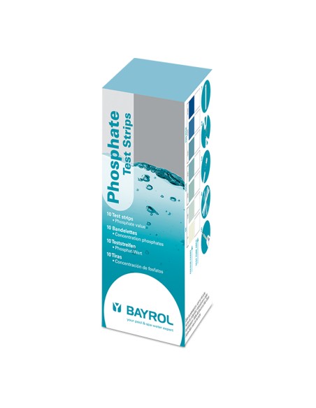 Analizador agua piscina BAYROL Phosphate Test Strips 328812 tiras fosfatos