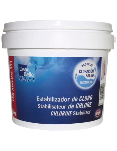 Estabilizante cloro 5kg PQS Leb Abiline 551 especial cloracion salina 25310415