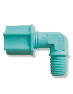 TUBING Codo mixto 1/8"x1/4" (RMxRT) antiretorno