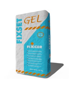Cemento cola C2TE     FIXCER Fixset Gel 25kg blanco...