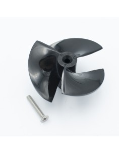 Helice limpiafondos DOLPHIN turbina negra + tornillo...