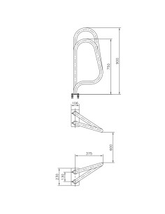 Barandilla piscina ASTRAL mod. Crossover   pletina... 2