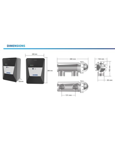 Clorador salino ASTRAL E-Next 30 74084 (30gr/h)