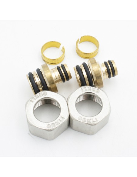 Racord valvula radiador ORKLI monotubo 16mm E-13727 (x2)
