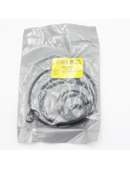 Juntas bomba piscina ASTRAL Sena 0.50cv a 1.25cv 4405010403 (kit 8 juntas)