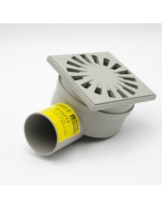 Sumidero saneamiento FIRTS 100x100mm salida lateral 50mm...