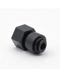 Manguito osmosis TUBING mixto H-H  1/4"- 6mm (rapida)