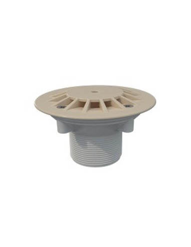 Boquilla fondo piscina hormigon ASTRAL impulsion/aspiracion ABS 2"ext 50mm int 00303CL030 - Beige