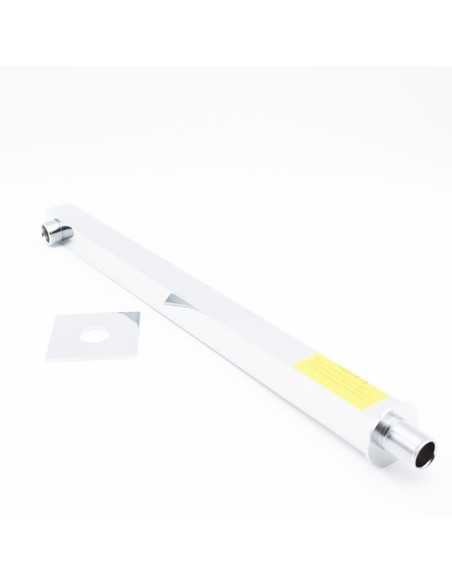 Brazo rociador ducha ADF horizontal mod Star L.400mm ½" cuadrado 25x25mm GRCOM6140
