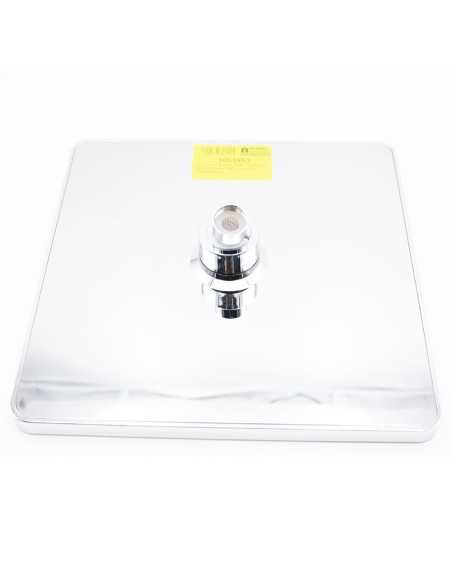 Rociador ducha piscina ADF cuadrado 250x250mm ABS cromado GRCEN6125