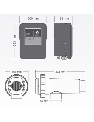 Clorador salino ZODIAC EiSalt 21gr/h 75461