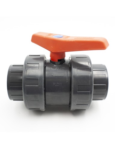 Valvula bola PVC-U H-H   63mm PN16 CEPEX serie...