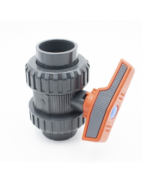 Valvula bola PVC-U H-H   63mm PN16 CEPEX serie STD 36506 (presion)